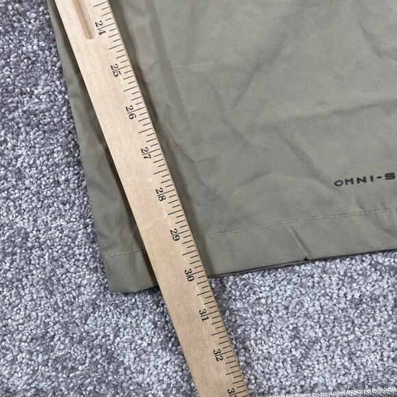 Columbia Cargo Pants Mens 38 x 30 Convertible Shorts Nylon Ripstop Khaki Tan - Picture 14 of 14